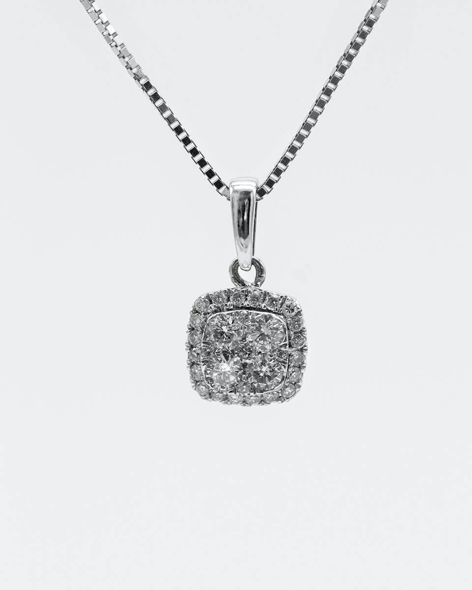18K White Cold